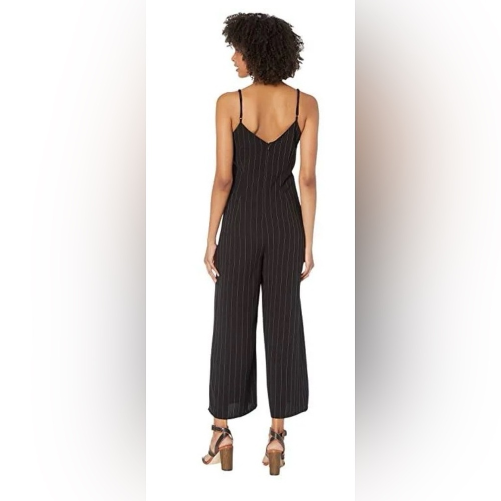 CUPCAKES AND CASHMERE Womens Back V-neck Spaghetti Strap V Neck Cropped Jumpsuit - Picture 2 of 14